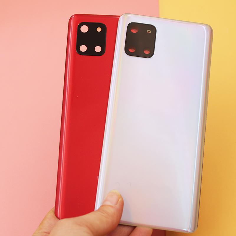 Battery Back Cover For Samsung Note 10 Lite Rear Panel Housing Cover Replace For Galaxy Note10 lite Phone Case With Camera Lens