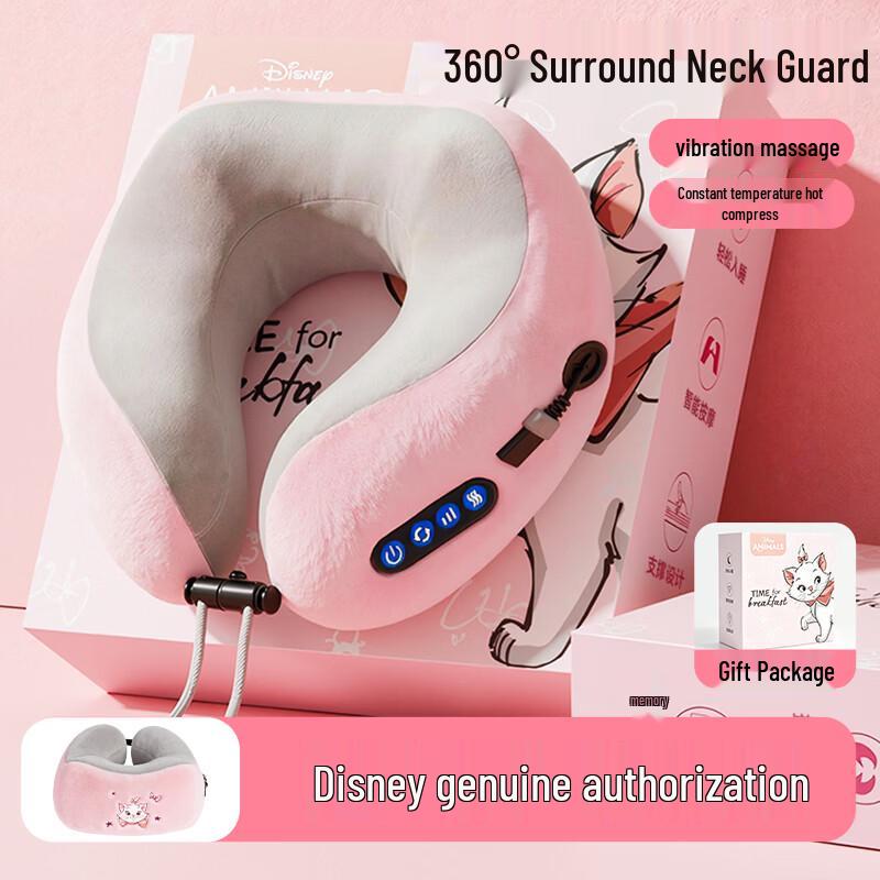 

Disney U-shaped Heating Vibrating Neck Massager Pillow CN plug (adapter included)
