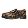 Dr. Martens T-Bar Leather Casual Versatile Mary Jane Shoes Men Shoes Leopard-Print 32135526