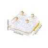 Creative Divided Serving Platter with Holder Food Storage Box Nuts Tray Snack Dishes for Candy Cookies Snacks
