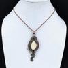 Carved Face 999 Copper Wire Wrapped Pendant, Handmade Gemstone Pendant Jewelry, Gifts For Wife Brand New Pendant