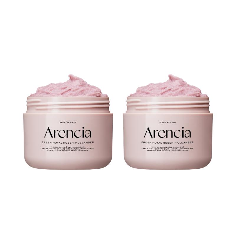 Arencia Rice Cake Fresh Cleanser 120g (Green, Rosehip, Blue Hyssop) (9 Options)