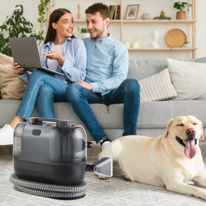 Carpet cleaning machine, portable stain cleaner heating, shampoo machine with self-cleaning, deep stripping