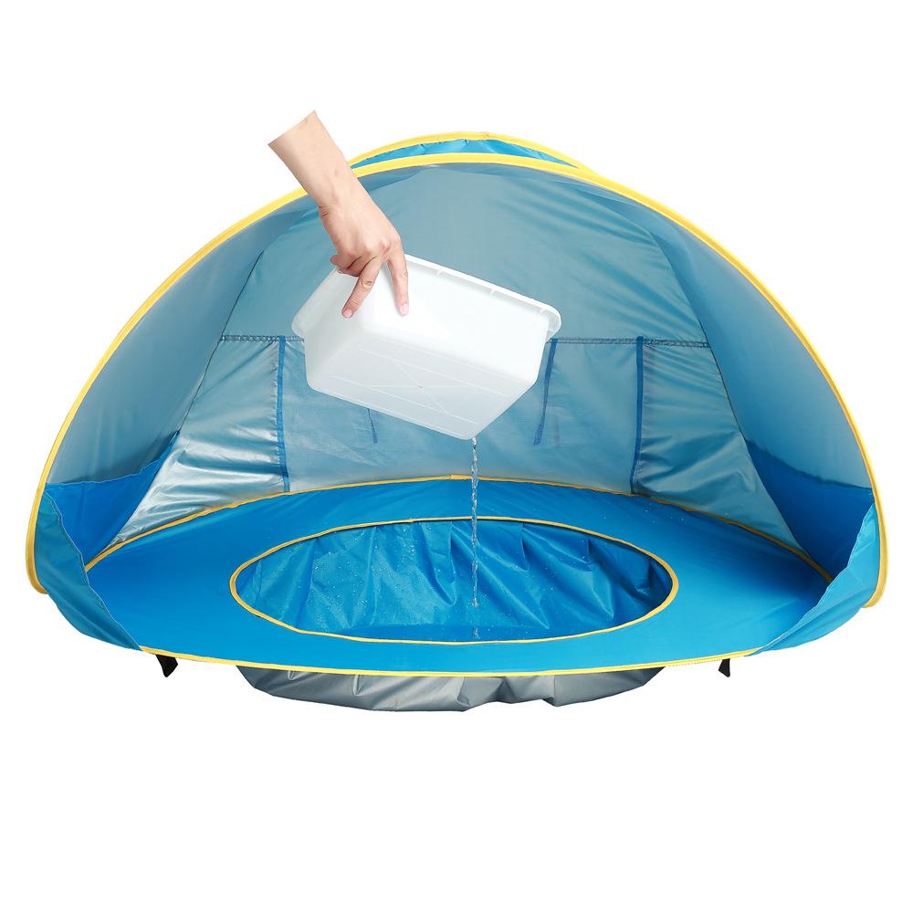 Infant Beach Tent Featuring Pool Travel Size Foldable Sunshelter Waterproof Indoor Outdoor Camping Sunshade Beach Tent Ideal For Kids Children