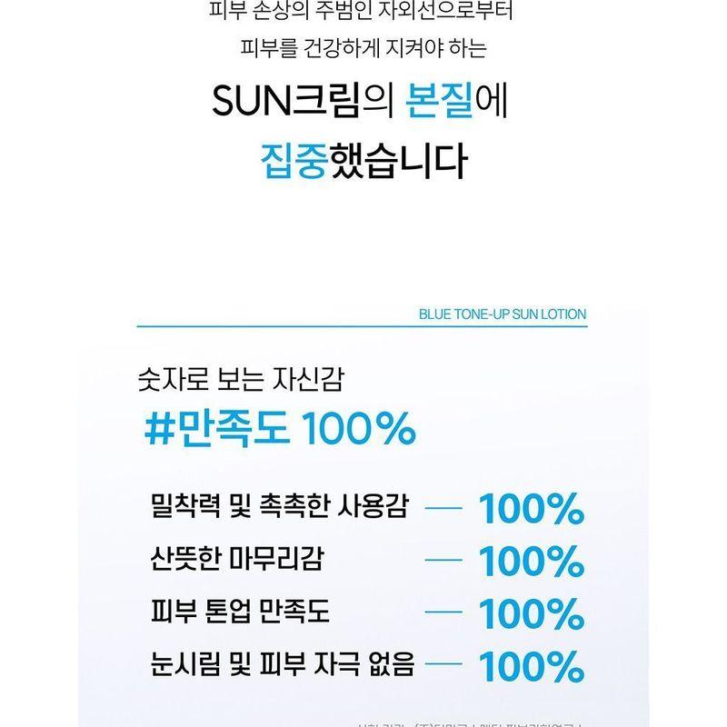 ongredients - Blue Tone Up Sun Lotion