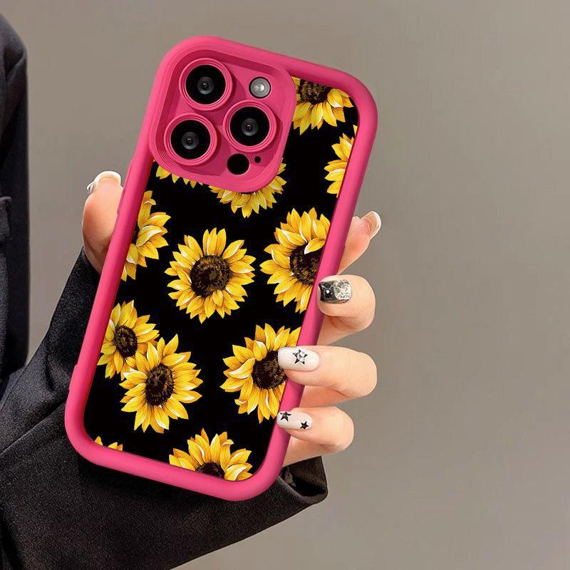 Full Screen Sunflower for iPhone17 ProMax Phone Case 14 Apple 13 Matte 12/15 Premium 11