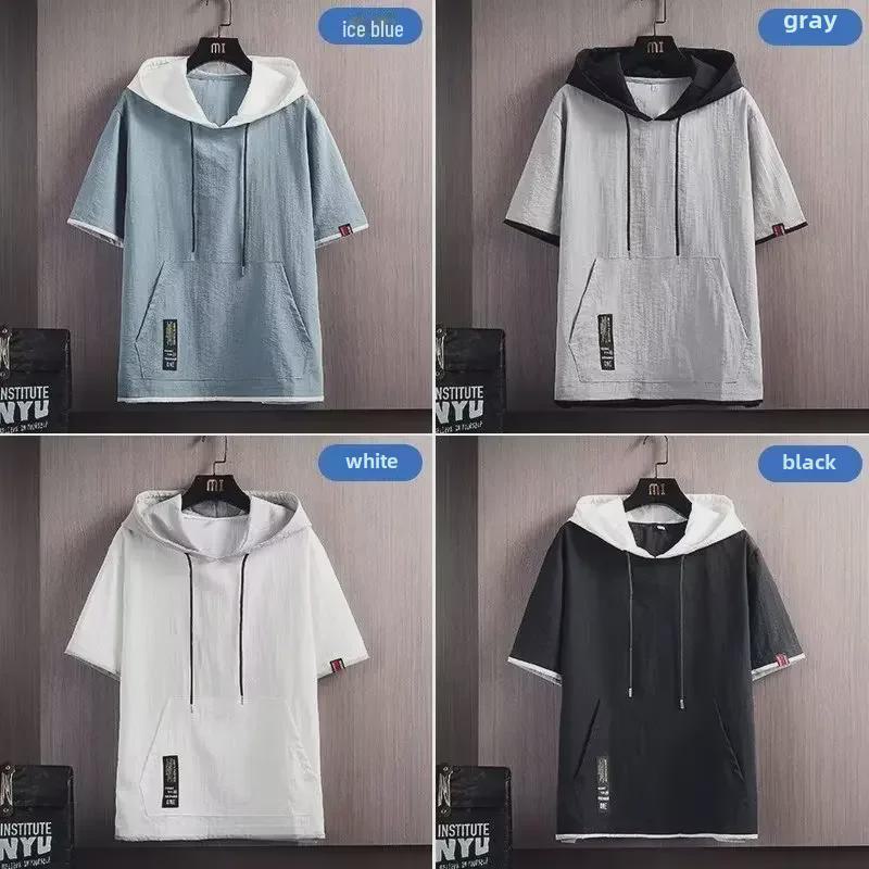 Pánské oversized tričko s kapucí v hongkongském stylu – módní trend léta 2024
