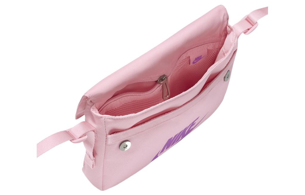 Nike Brand Logo Polyester Shoulder Bag, Crossbody Bag Regular Women's Pink CW9300-690