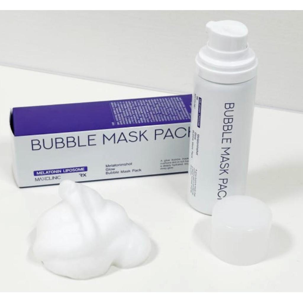 [MAXCLINIC] Melatonin Shot Glow 7second Bubble Mask Pack 80ml