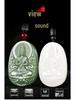 Xinjiang Hotan Mutton Fat Jade Guanyin Pendant for Men: Lotus-Sitting Bodhisattva with Certificate