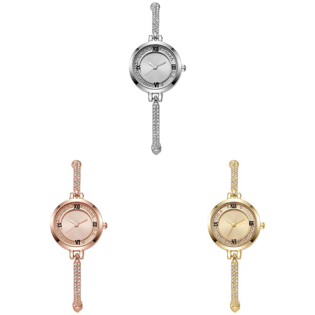 Classic Girls Watch With Small Diamonds And Quartz Movement For Casual Wear