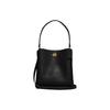 Charlie 21 Pebble Grain Leather Bucket Bag Women Bags Black 89102-B4BK