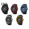 Men Watch Solar Powered Alarm ABS Water Resistant Waterproof Digital Analog for Sports
