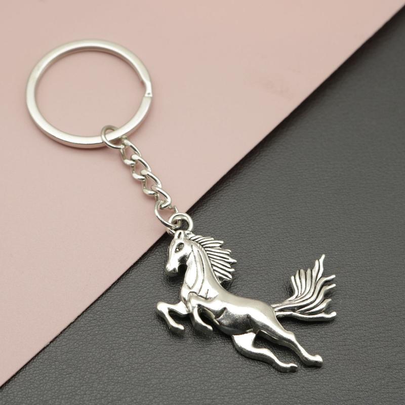 1Pc Sporty Western Cowboy Hat Boots Horse Keychain Men'S Key Chain Bag Pendant Charm Key Ring