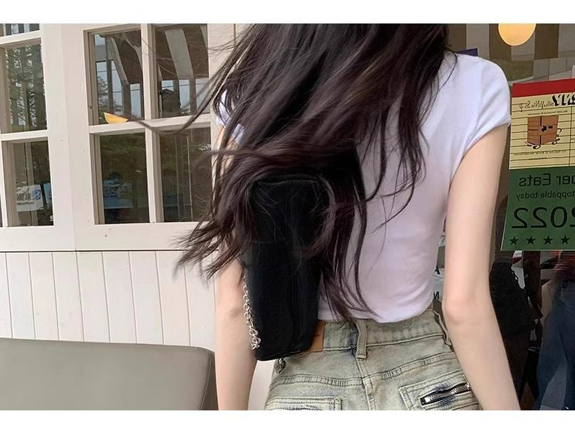 Spicy Girl 2024 High-Waisted Retro A-Line Denim Shorts for Women: Slimming, Super Short Summer Hot Pants