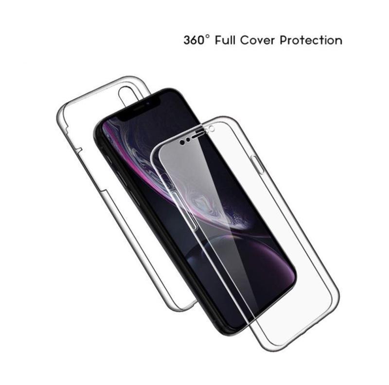 IPhone 16 & 12 Pro Max 360° Transparente Schutzhülle - TPU + PC Anti-Fall, doppelseitiger Schutz