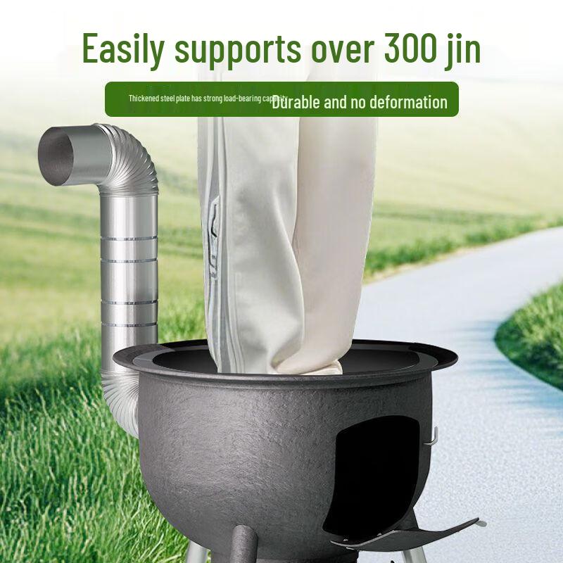 HEIXIE Outdoor Portable Wood Stove Cookware Set