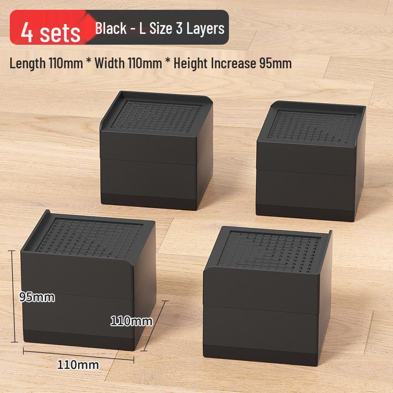 Universal Furniture Heightening Pads: Nail-Free, Stable, Moisture-Proof for Tables & Chairs
