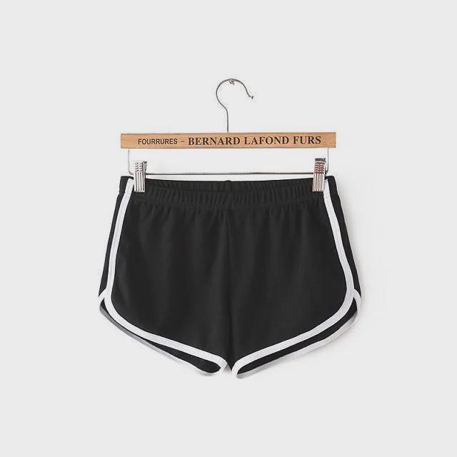 High-Waist Casual Red Lantern Shorts