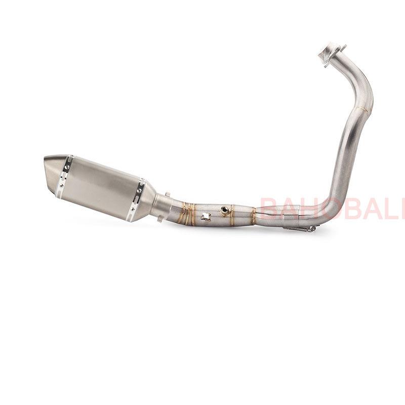 For YAMAHA MT07 FZ07 2014-2024 Years R7 2021-2024 Years Motorcycle Exhaust Full Systems Escape Moto Modified Header Link Pipe