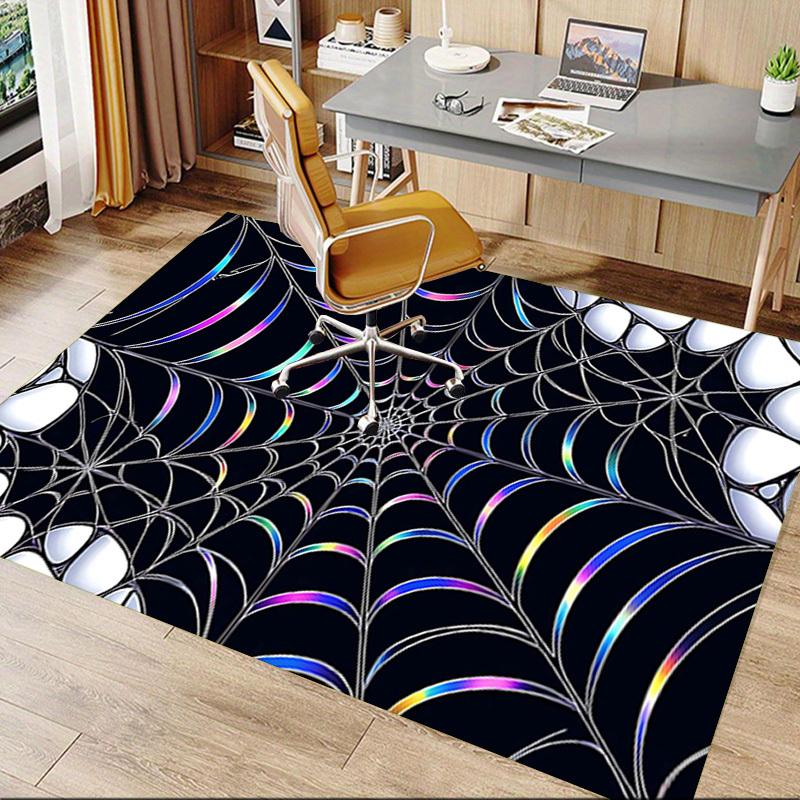 1PC spiderweb pattern Extra Large Non Slip Floor carpet, Office, family, Studio   Large Area Rug Indoor Rugs, Bold Statement Piece