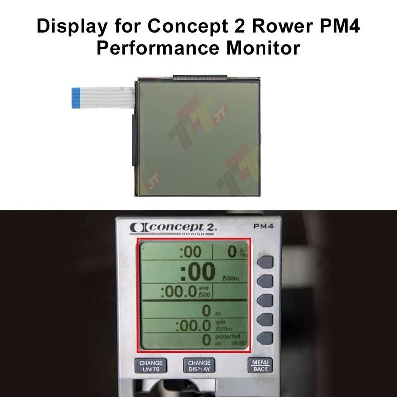 Display for Concept 2 Rower PM3 and PM4 Performance Monitor