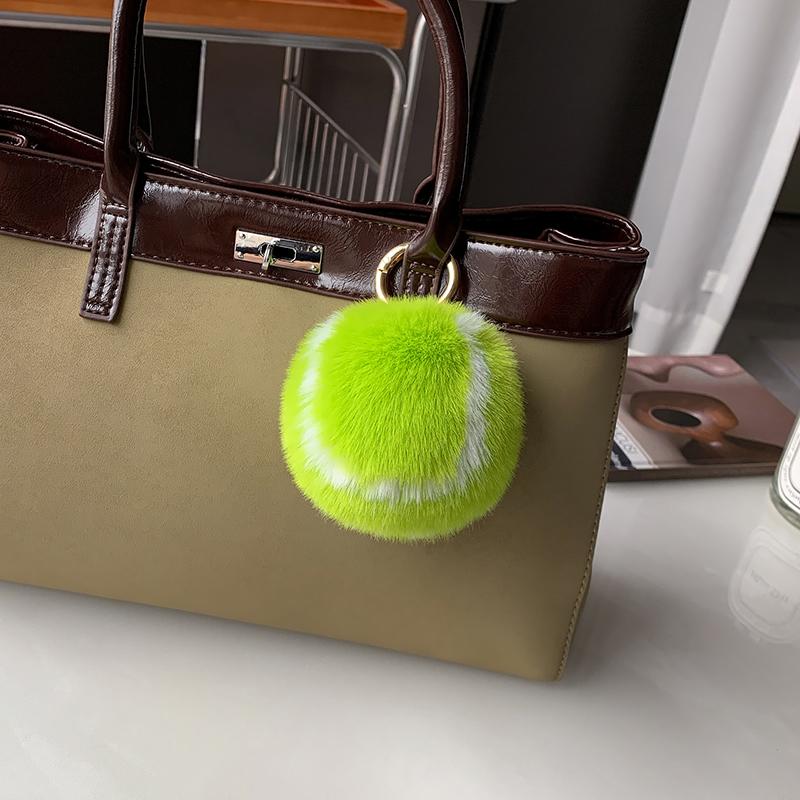 

Теннисный брелок милый плюшевый мяч школьная сумка подвеска подвесные украшения для девочки подарок ключи аксессуары брелок теннисный меховой брелок