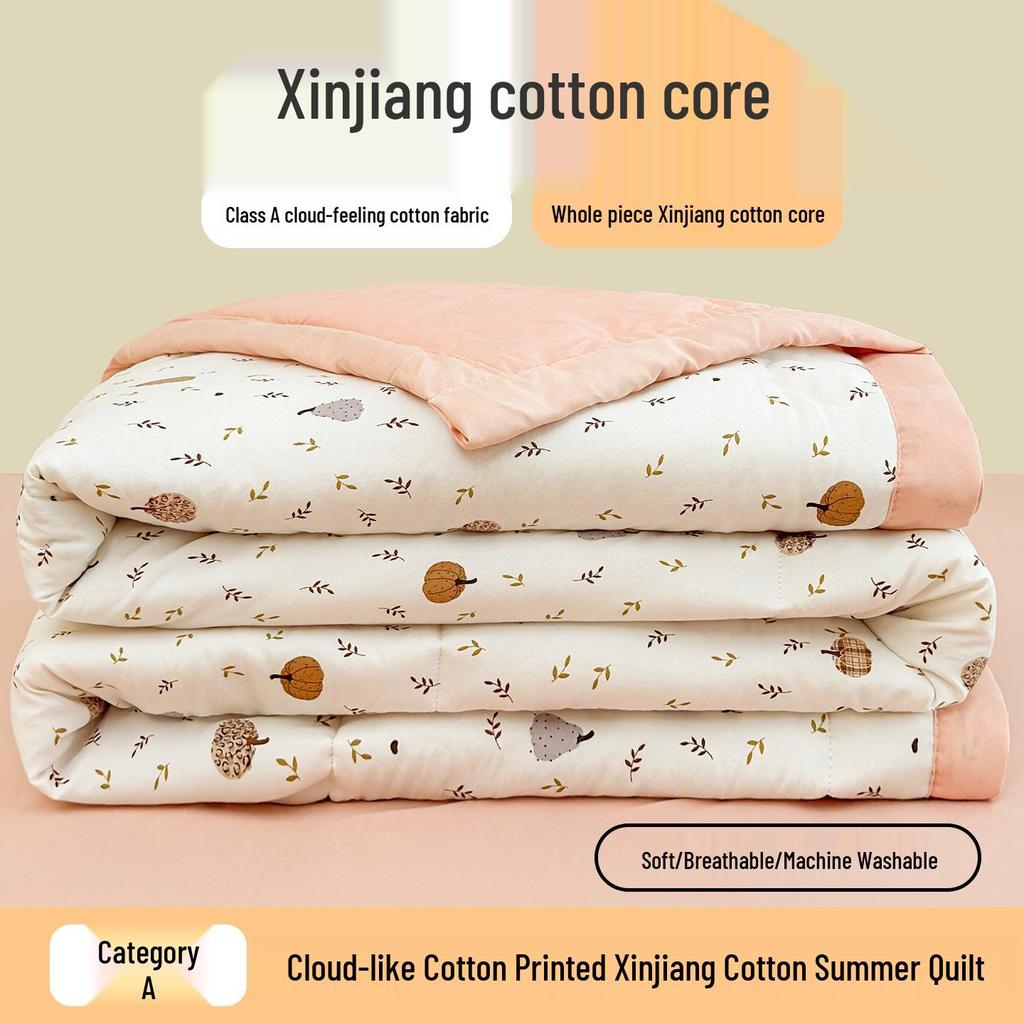 All-Season Machine Washable Children's Summer Quilt - Suitable for Air Conditioning and Home Use