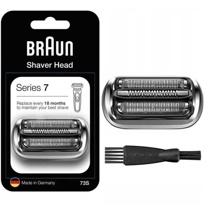 Tête de rasage - Braun - 73S Series 7 - Lame et grille de rechange avec brosse de nettoyage