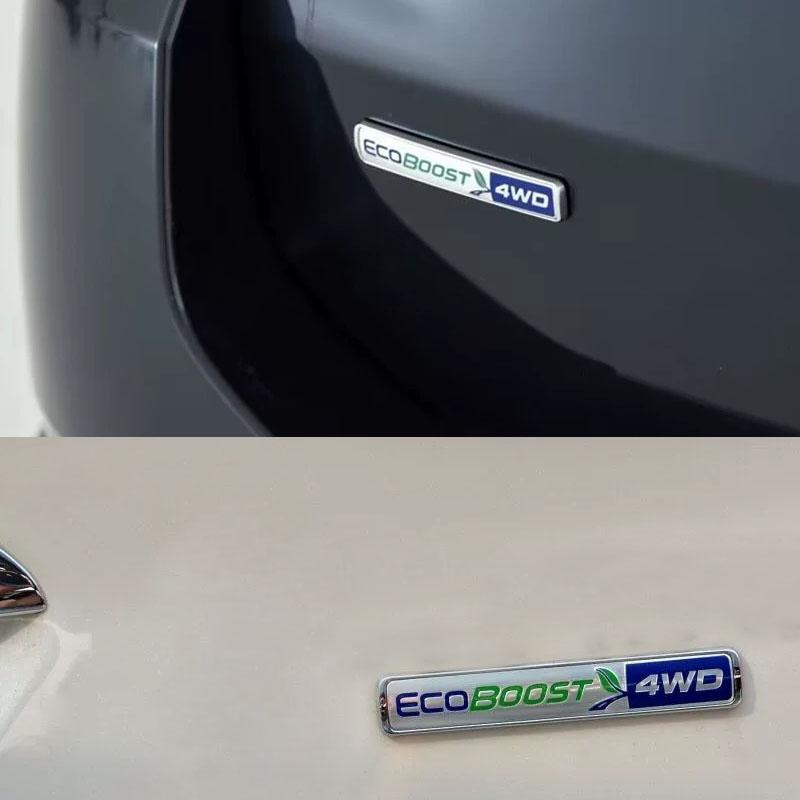 3D Car Styling FLEX FUEL ECOBOOST 4WD 180 200 245 for Car Hood Fender Trunk Rear Bonnet Nameplate Decal Emblem Badge Sticker