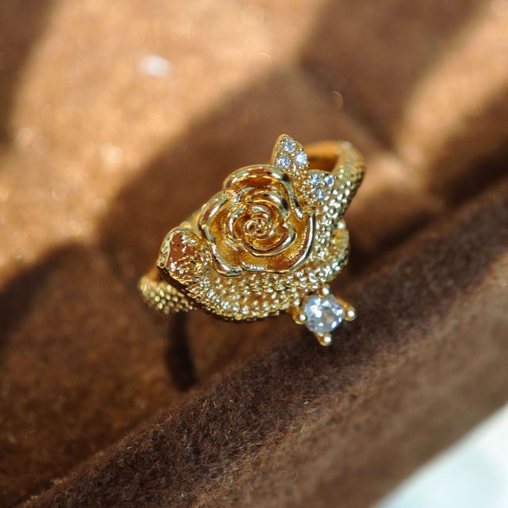 Anillo de Esmalte Vintage Cepillado de Lujo Ligero Rubí Morado Diamante Anillo para Dedo Índice Anillo Apilable Estilo de Uso Accesorios Premium Versátiles