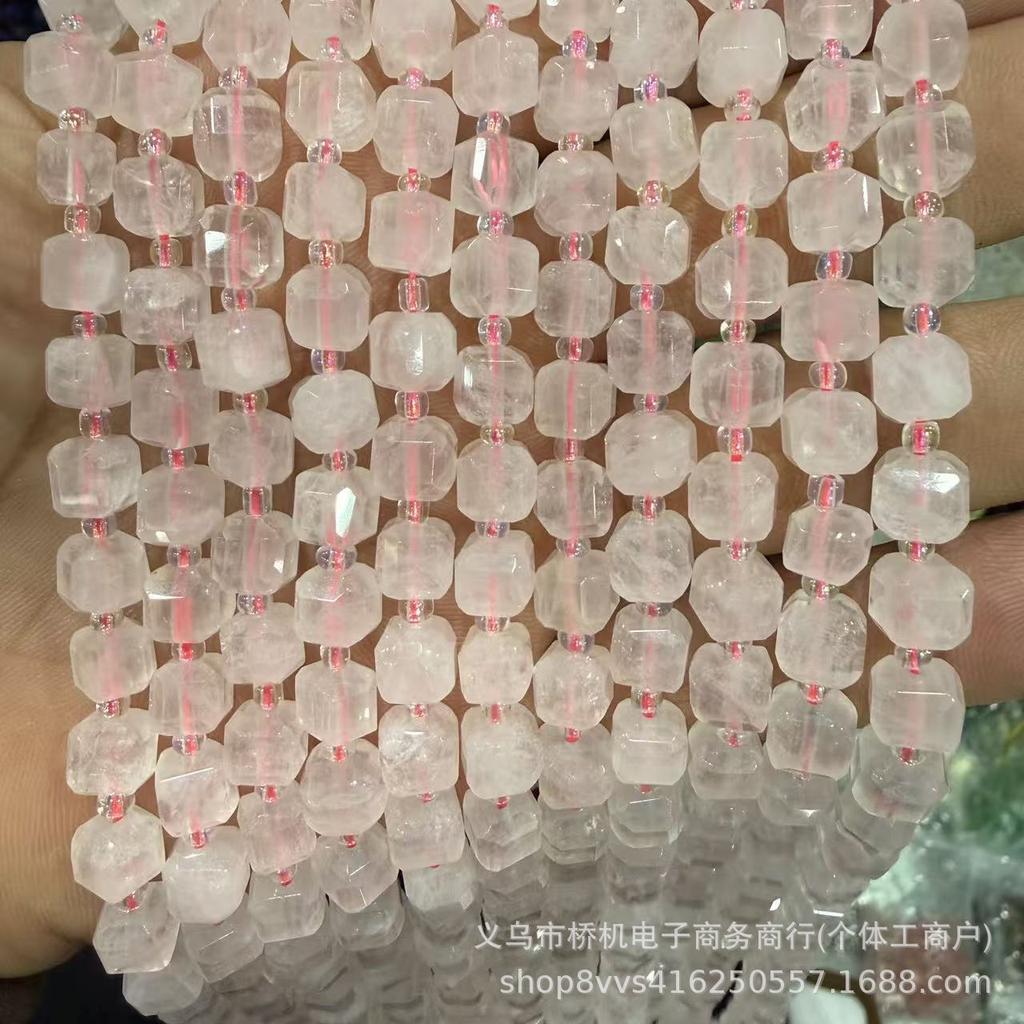 7mm Cube Natural Stone Beads: Tiger Eye, Amethyst, Red Agate for DIY Jewelry