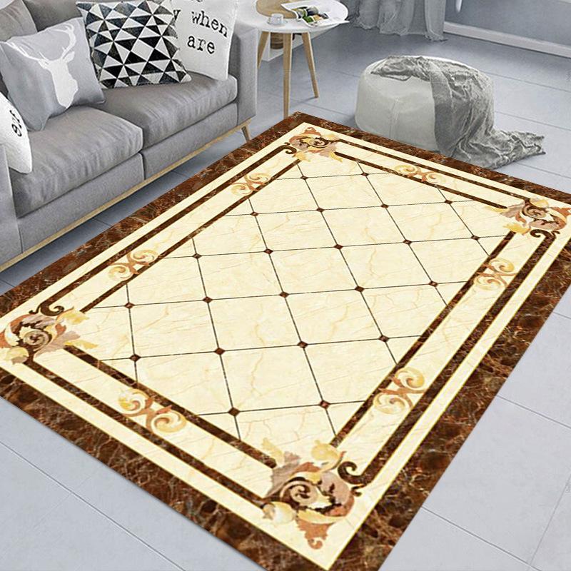Marble Geometric Abstract Living Room Carpet Nordic Minimalist Modern Style Living Room Carpet