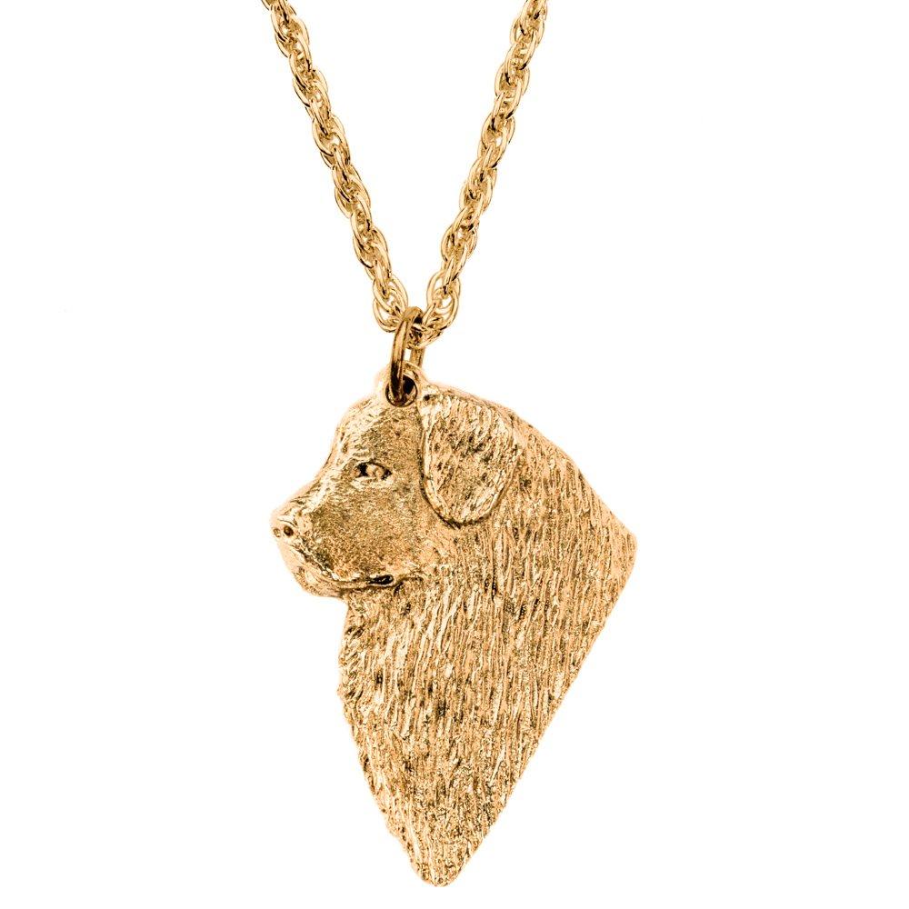 Ньюфаундленд (Глава) Коллекция кулонов-ожерелий Art Dog, изготовленных в Великобритании