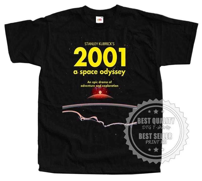 

2001 A Space Odyssey v3 T SHIRT Movie Poster BLACK All Sizes S to 5XL S