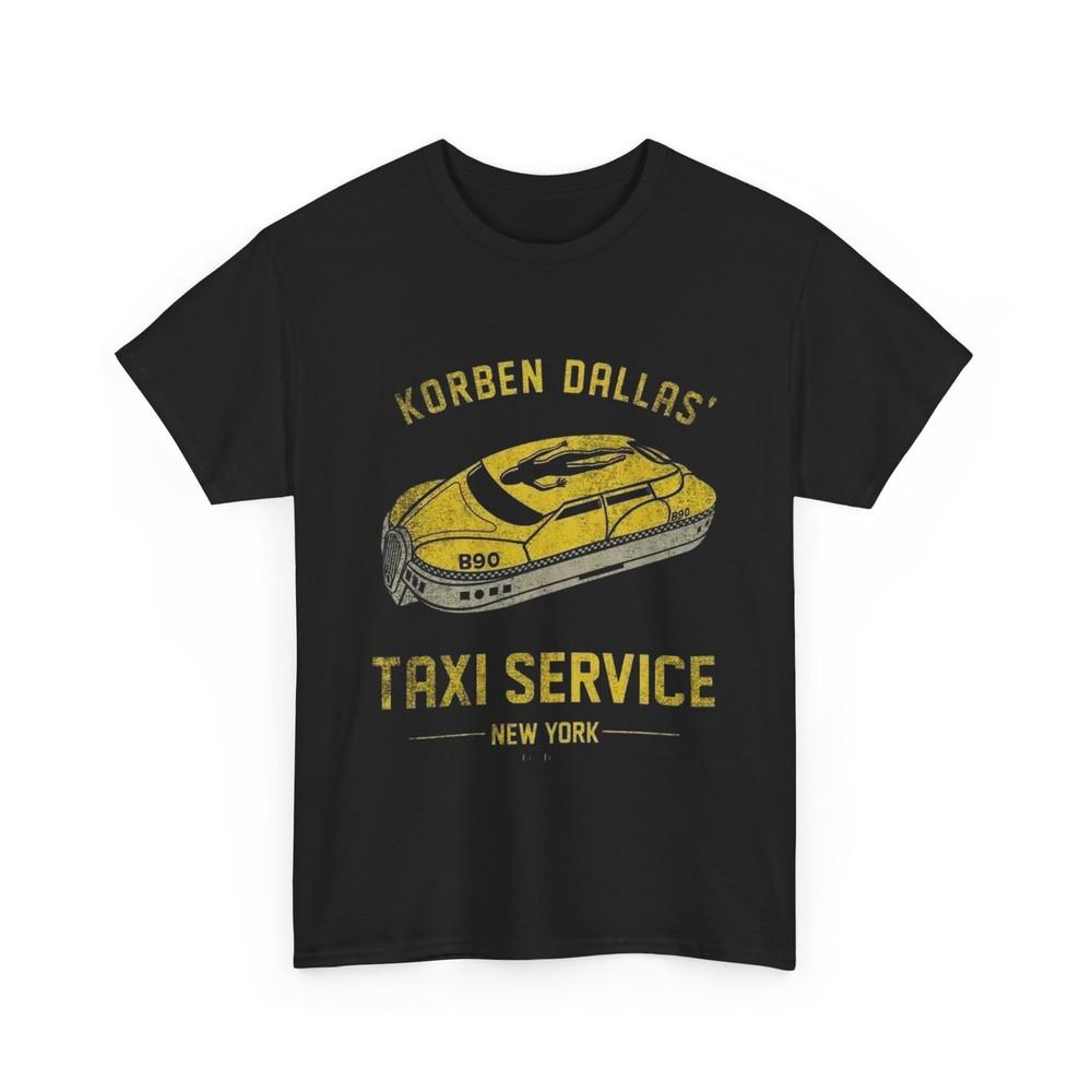 

Korben Dallas Taxi Service Tee, Sci-Fi Shirt, 5th Element Fan Gift, 90s Movie XL