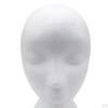 Female Headband Headset Display Head Manikin White