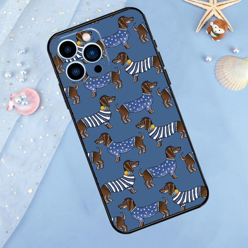 Dachshund Teckel Dackel Dog Case For iPhone 17 Pro Max 16 15 14 13 12 11 Pro Max Plus 12 13 Mini 16e 17 Air Back Cover