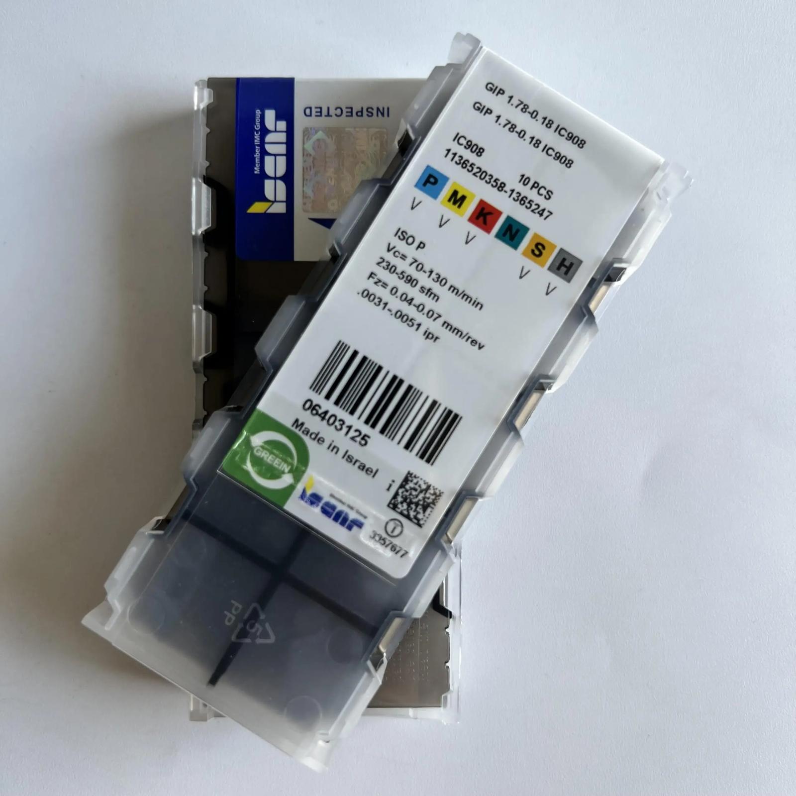 

GIP1.78-0.18 IC908 Industrial indexable carbide inserts 10 Pcs