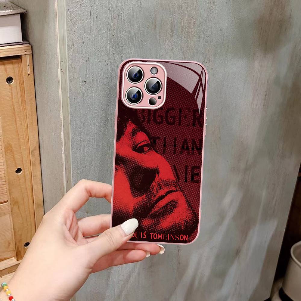 L-Luis M-Miguel Singer For IPhone 14 13 12 Mini 11 Pro XS Max X XR 14 Plus Tempered Glass Cover