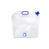 Portable Foldable Water Bag with Faucet, Large Capacity for Cycling, Travel, and Camping.