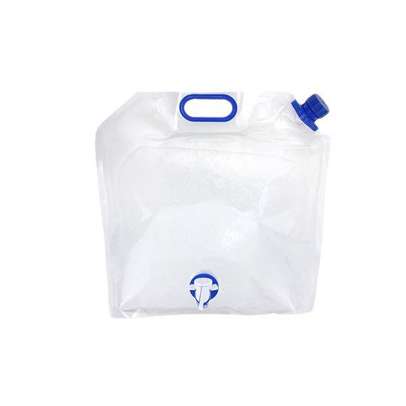 Portable Foldable Water Bag with Faucet, Large Capacity for Cycling, Travel, and Camping.