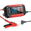 FOXSUR Car Battery Charger 12V 6A FTC-1206 Motorcycle Truck AGM LiFePO4 Lead Acid Batteries Maintainer Digital LCD Display