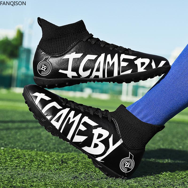 31-48 Cizme de fotbal pentru bărbați/femei, talpă moale din cauciuc, vârfuri scurte, gazon artificial, pentru competiții în interior, pantofi de fotbal profesioniști pentru copii