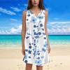 Women's Fashion Floral Print V-Neck Camisole Dress