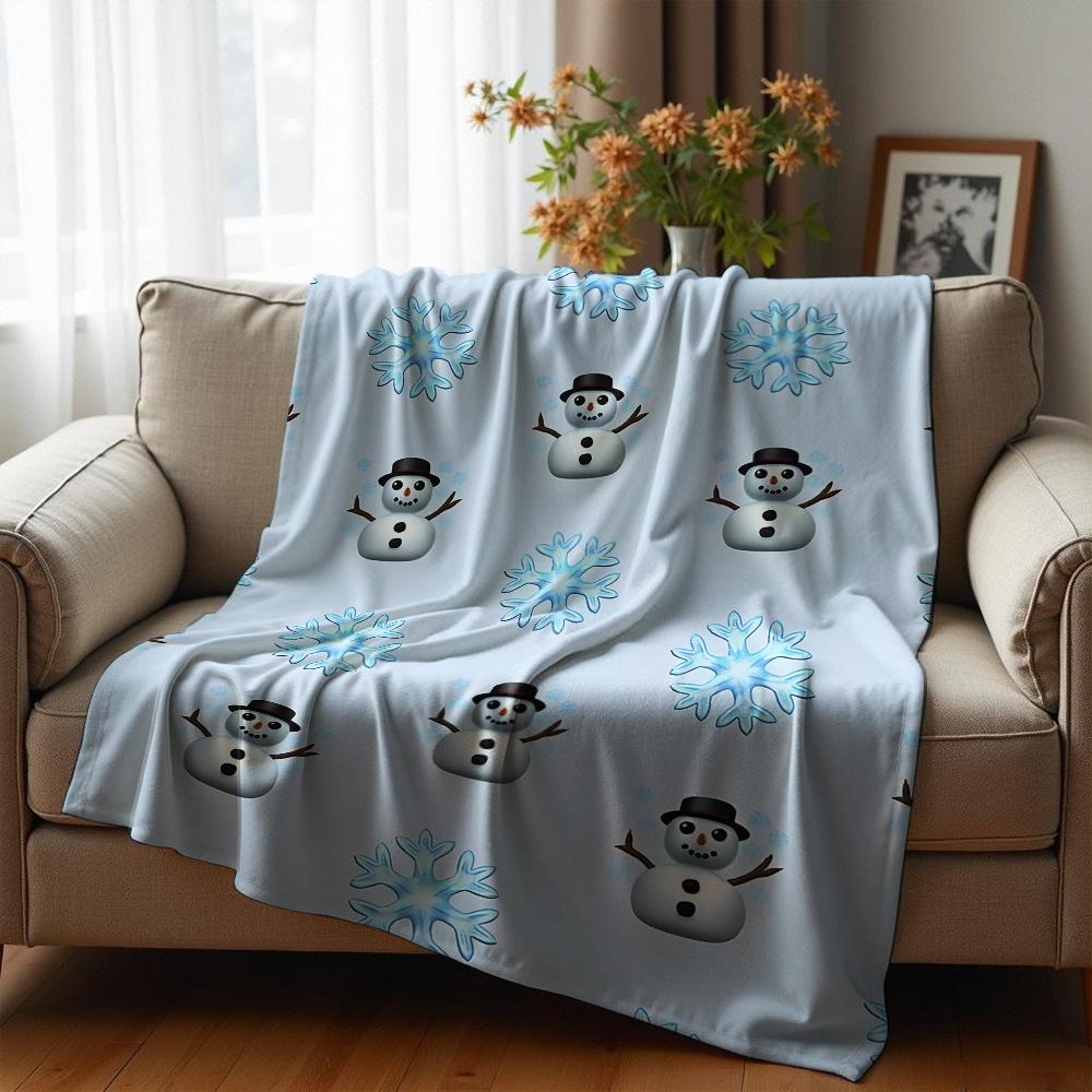 Cute Red Spotted Mushroom Floral Anime Cartoon Flannel Blanket Soft Warm Throw for Bedroom Sofa Car Kids Holiday Gift
