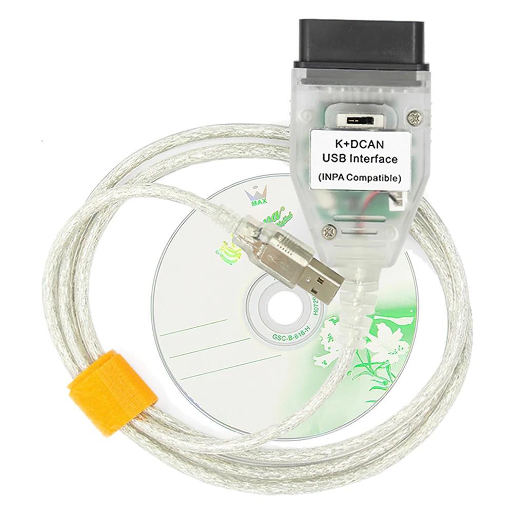 BMW INPA K+DCAN FT232RL OBD2 Diagnostic Cable with On/Off Switch
