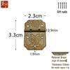 Retro Chinese Style Small Folding Butterfly Antique Jewelry Box with Pure Copper Hinges