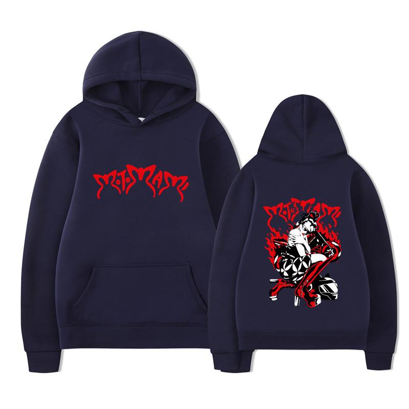 Motomami Black Hoodie Rosalia Graphic Sweatshirt Men Long Sleeve Sweatshirts Women Streetwear Pullovers Sudaderas