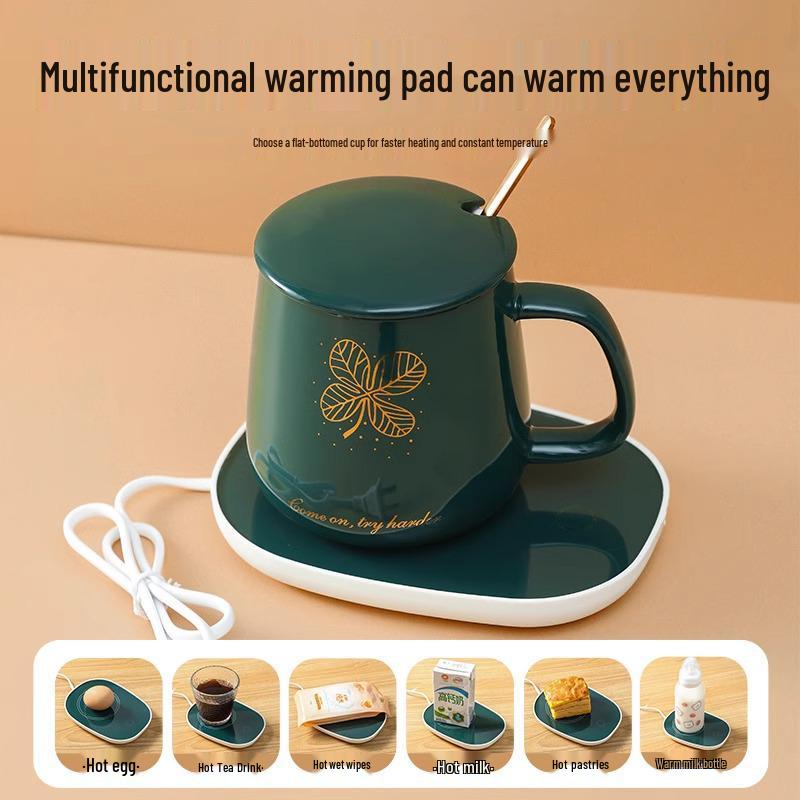 Smart Gravity Sensor Automatic Power-Off 55°C Mug Warmer - Constant Temperature Heating Coaster